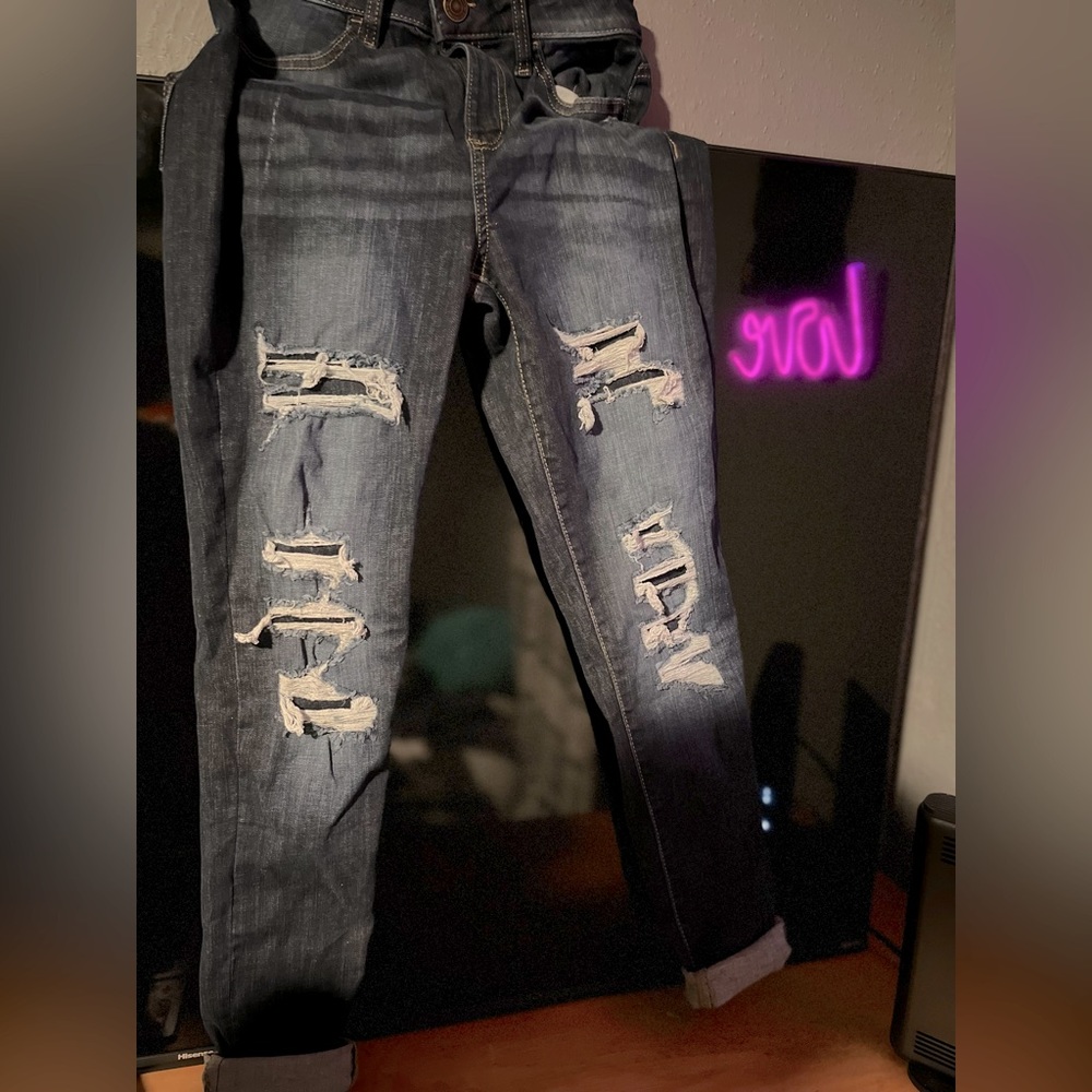 Holy jeans